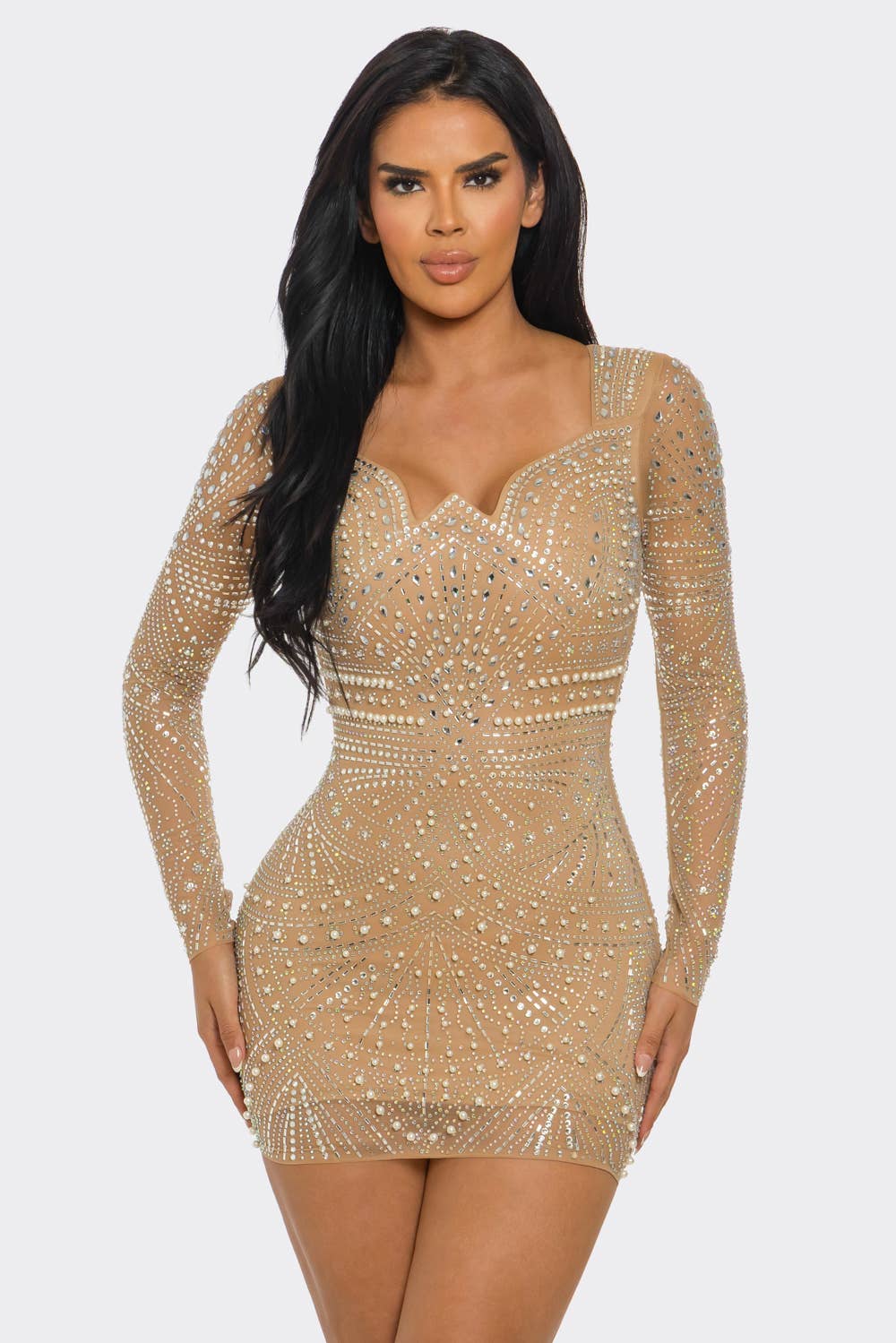 BANJUL - Wholesale Dress - Women's - BCCDS72256 & WIDE-STRAP RHINESTONE MINI DRESS13