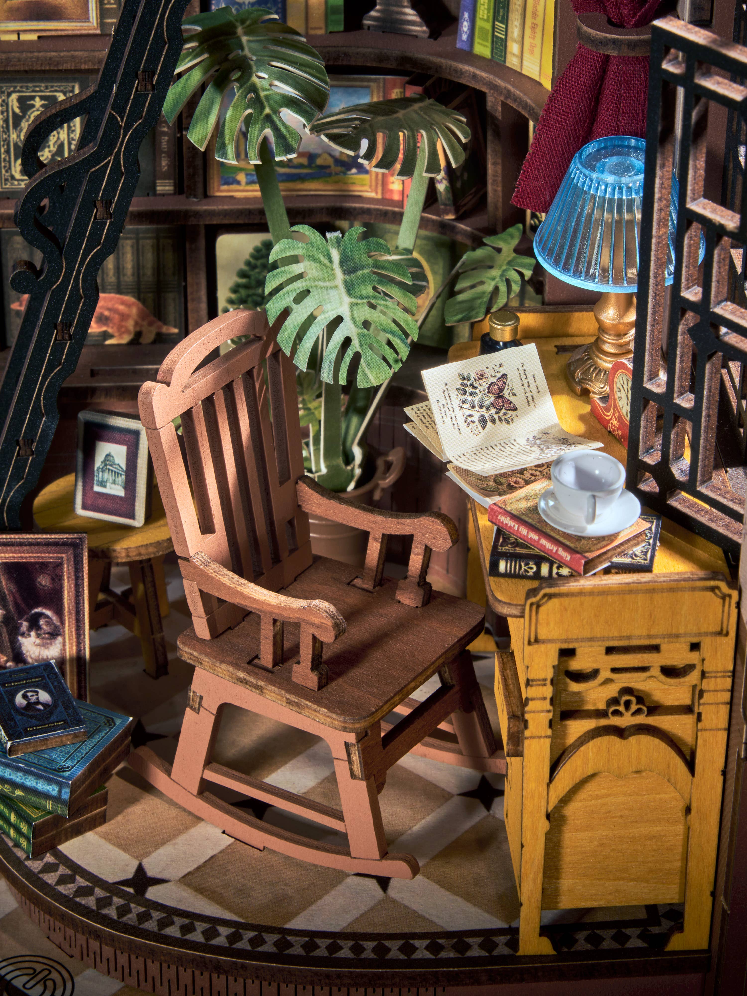 Hands Craft - Vente Kit de bricolage - Kit de Coin de Livre DIY : Étude du Coin Silencieux6