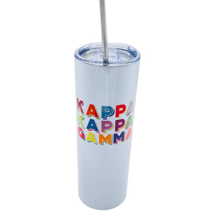 Sarahndipity Shop - Wholesale Insulated Mug/Tumbler - Sorority Insulated Tumbler - Color Block Design