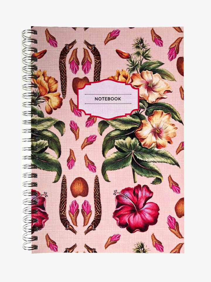 Hibiscus Bloemen Spiraal Notitieboek – Hardcover Gelijnd Dagboek voor wholesale door Artistry Cards