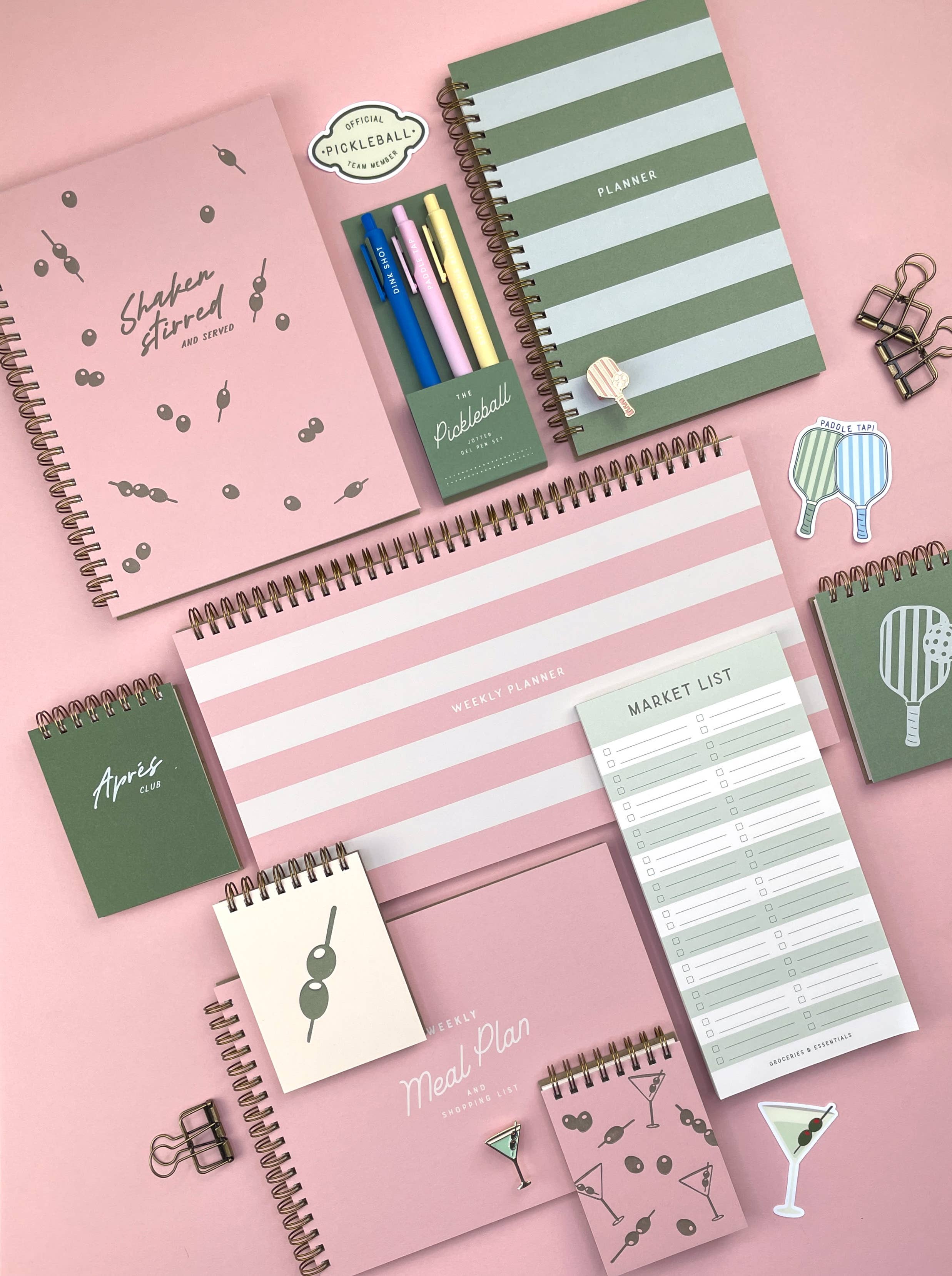 Ruff House Print Shop - Wholesale Planner - Gestreepte Ongedateerde Wekelijkse Planner2