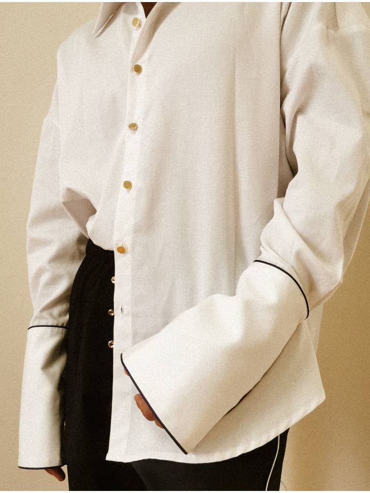 NUMERO 8 SPAIN - Wholesale Button Down Shirt - Unisex - The Recycled Poplin Shirt5