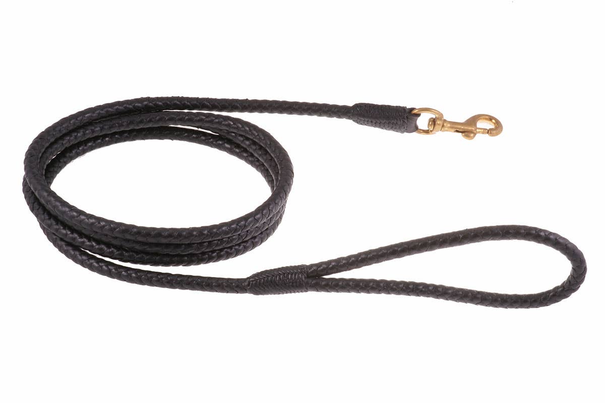 Alvalley - Wholesale Pet Leash - Dog - Braided Leather Snap Leads1