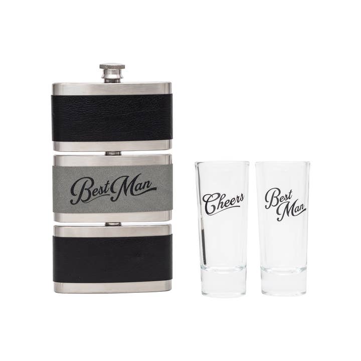 Mad Man - Wholesale Flask - Wedding Flask - Best Man