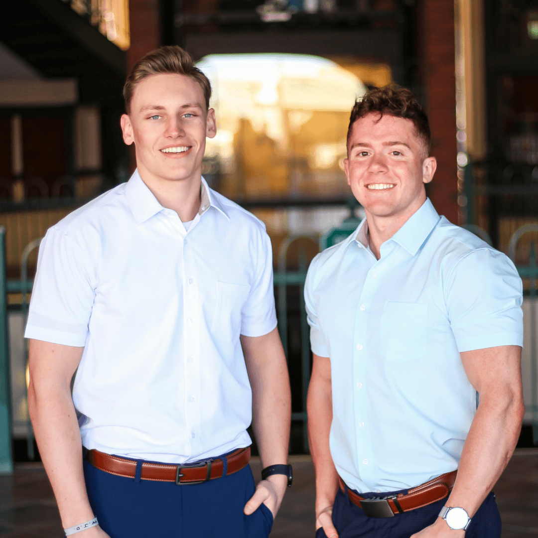 Tough Apparel - Wholesale Button Down Shirt - Men's - Hustle Shirt - Short Sleeve - Blue6