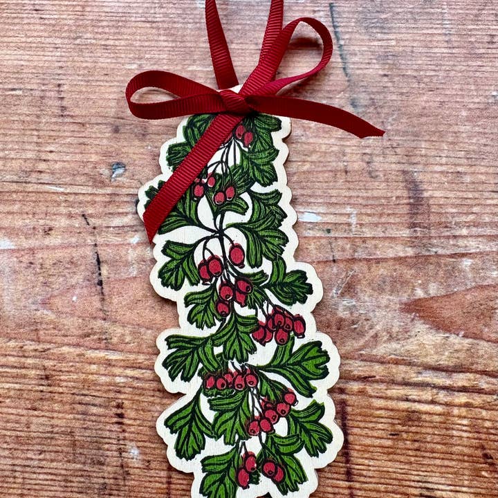 Beth Lewis Art - Wholesale Ornament - Wooden Tree Decorations24