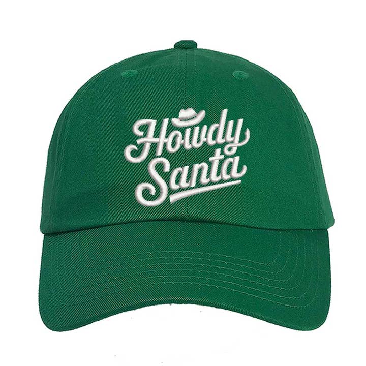 Howdy Santa Cowboy Embroidered Baseball Hat for wholesale by DSY Lifestyle