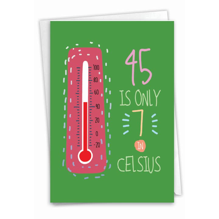 NobleWorks - Wholesale Birthday Card - Birthday Card - 45 In Celsius4