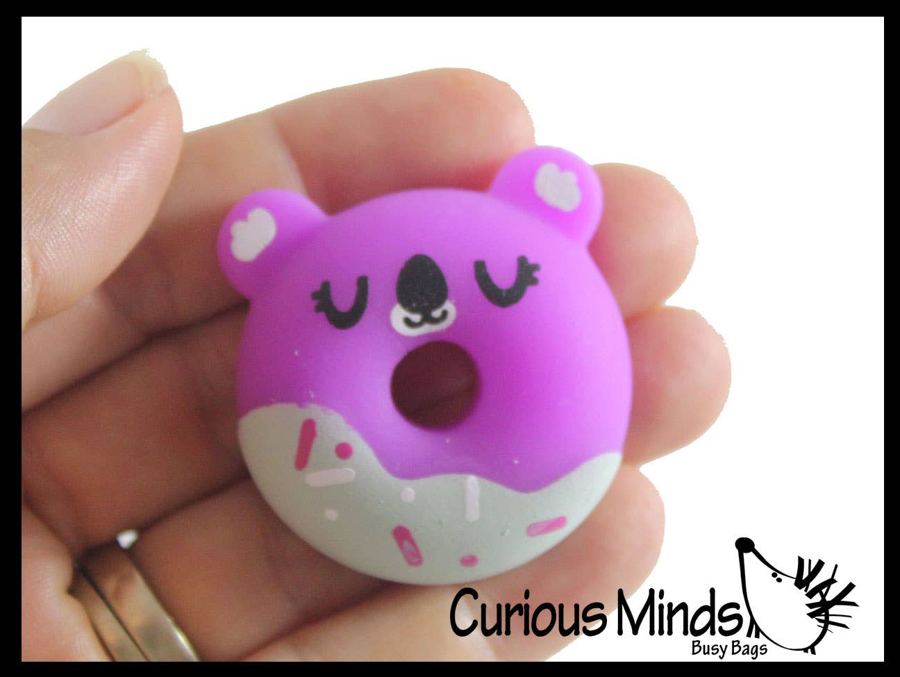Curious Minds Toys - Wholesale Fidget Toy - Kids - 1 Donut Animal Food Mochi Squishy - Kawaii -  Cute Indiv11