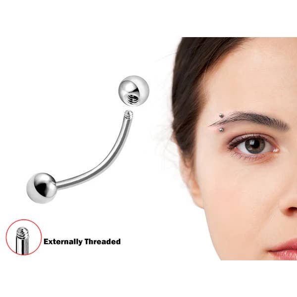 Bodytrend - Wholesale Lip Ring - Titanium-Lip Ring Vertical Labret Internal / External1