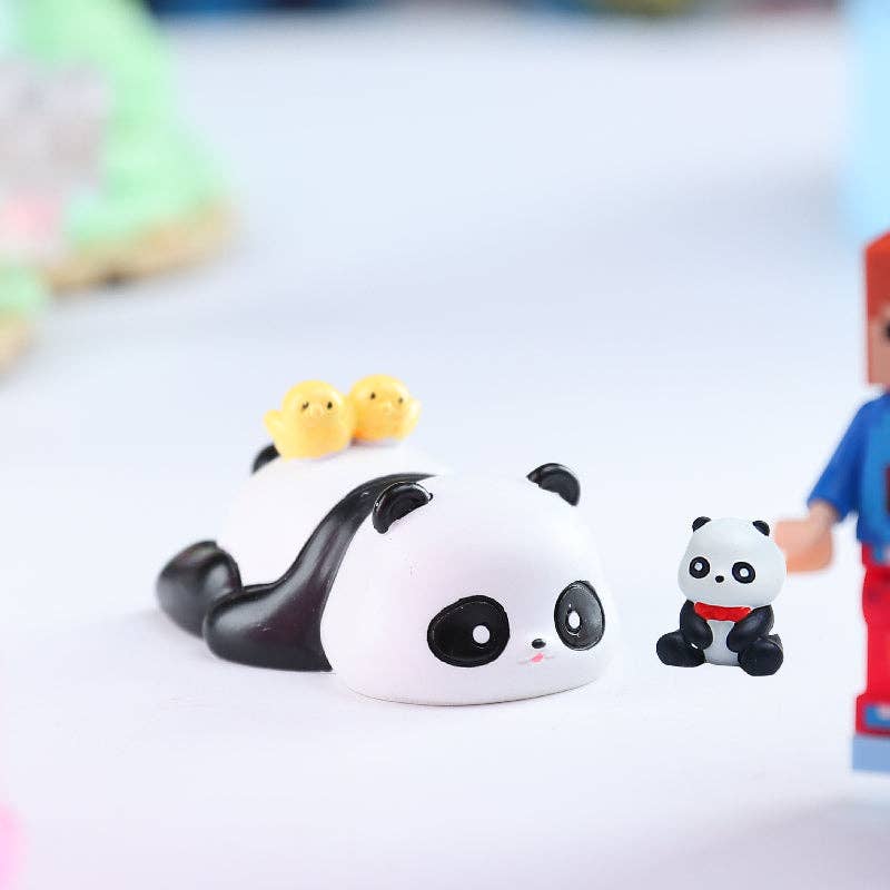 BCmini - Wholesale Decorative Figurine - 71004 PANDA FIGURINE BLIND BOX-811