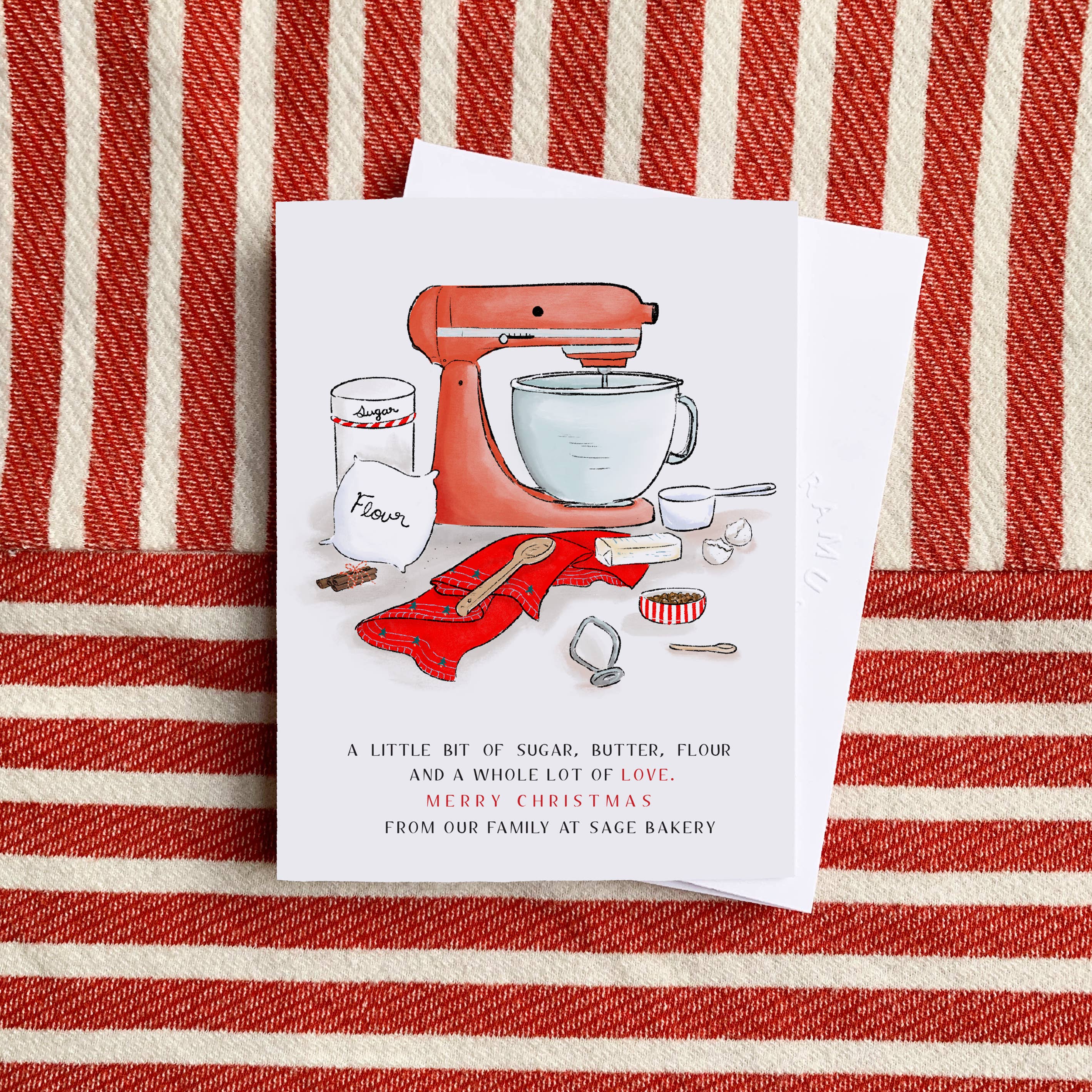 Ramus & Co. - Wholesale Season's Greetings Card - Semi-custom Holiday Card 🎄4