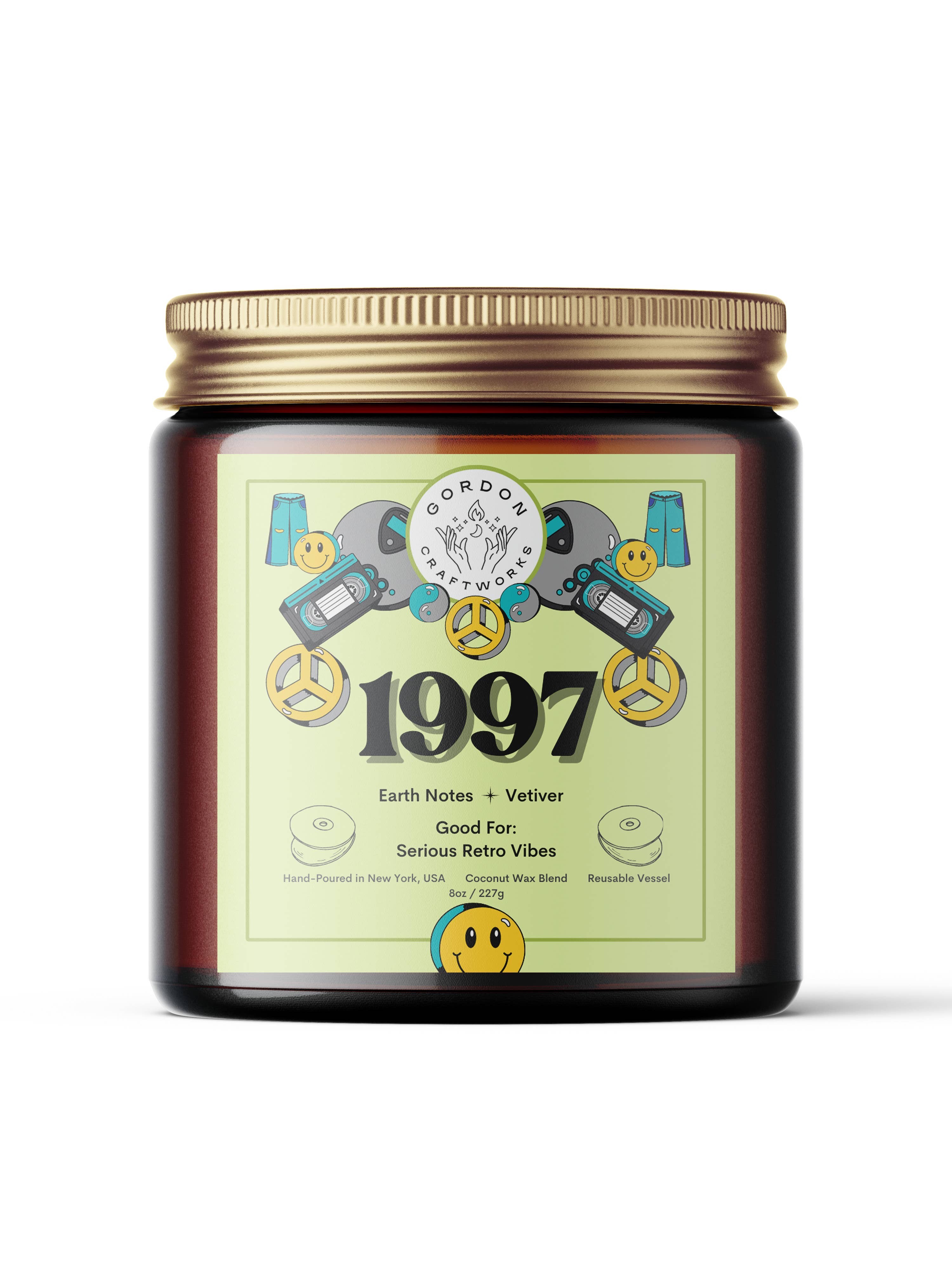 Gordon Craftworks – Engroshandel Glaslys – 1997 Candle