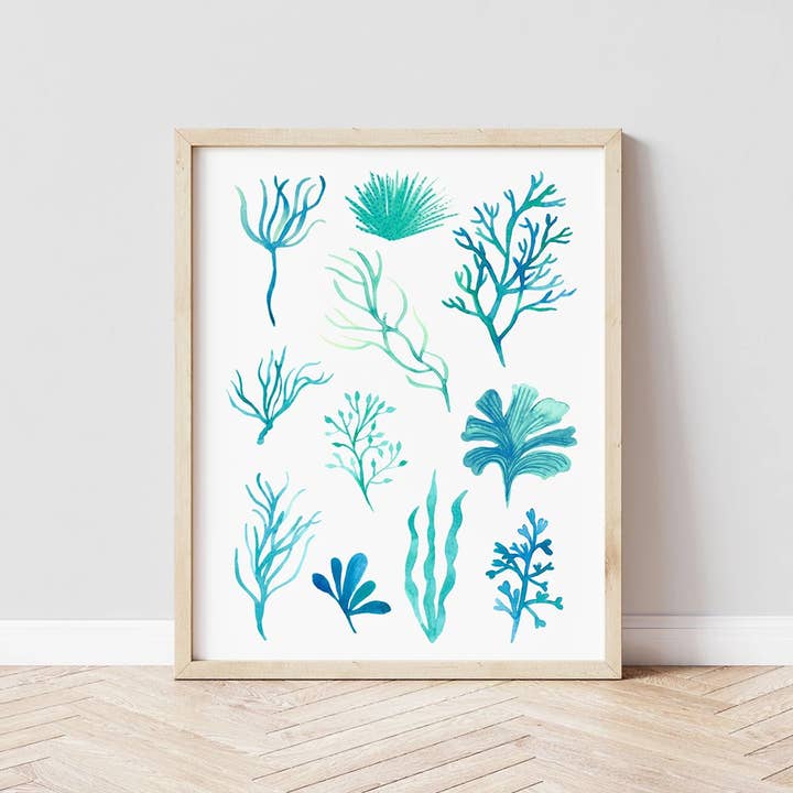 Tang Kyst Vægkunst Print for engroshandel hos Sarah Whittle Illustration