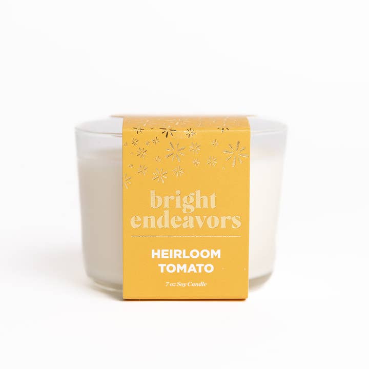 Bright Endeavors - Wholesale Jar/Filled Candle - Heirloom Tomato Soy Candle