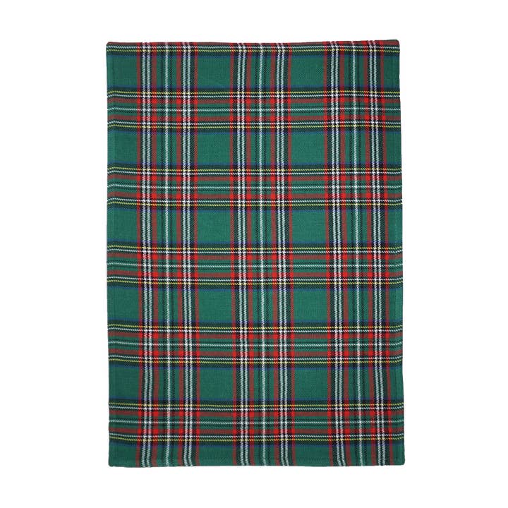 Michaelian Home/India Overseas Traders, Inc. - Wholesale Table Runner - Tartan Green - Runner 72"