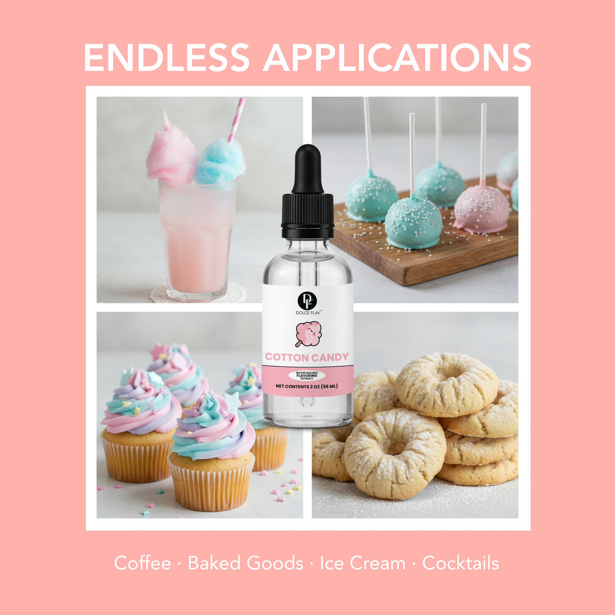 Dolce Flav - Vendita all'ingrosso Zucchero filato - Aroma di Zucchero Filato Solubile in Acqua6