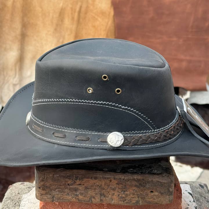 Lesa collection inc - Wholesale Cowboy Hat - Unisex - Norwich Leather Cowboy Hat Western style