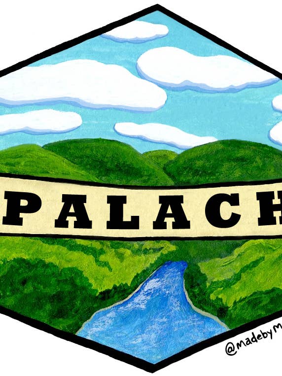 Adesivo in vinile 'Appalachia' per la vendita all'ingrosso da parte di Made by Meish