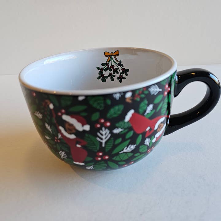 Black Paper Party - Wholesale Coffee Mug - Shark Tank Holiday Holly Soup Mug
