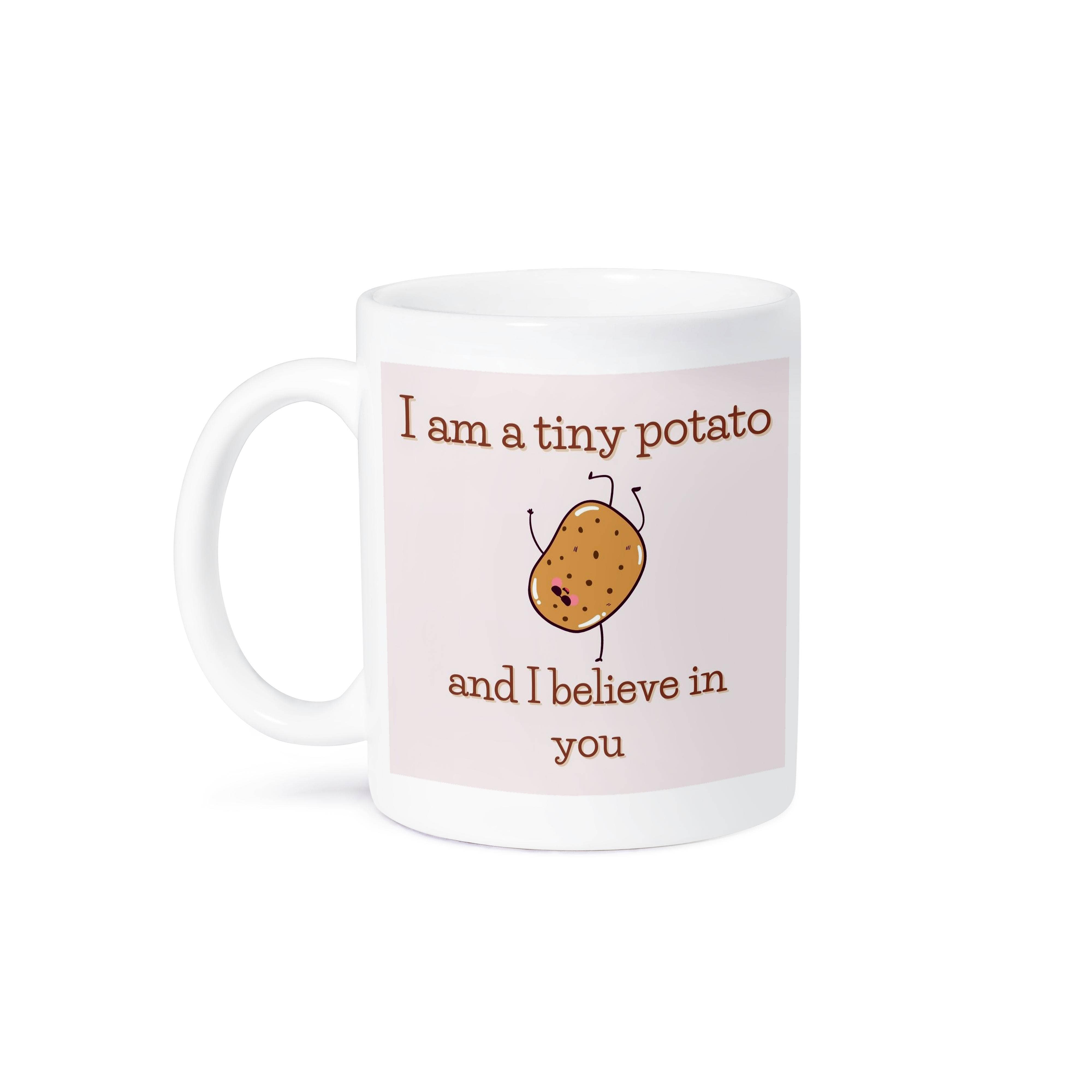 3dRose - Wholesale Coffee Mug - 3dRose, Cute Image of Potato With Funny Text, Mug8