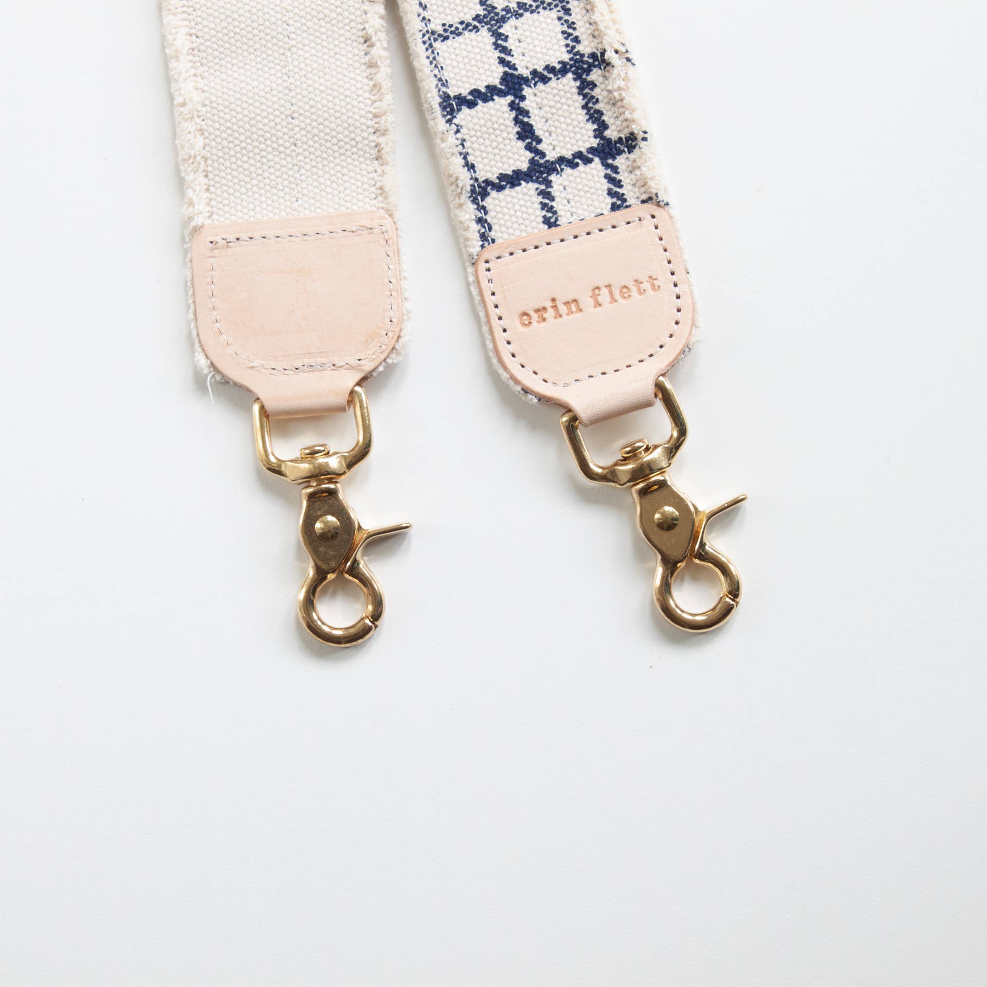 Erin Flett - Wholesale Bag Strap - Women's - Navy Plaid Bag Strap2