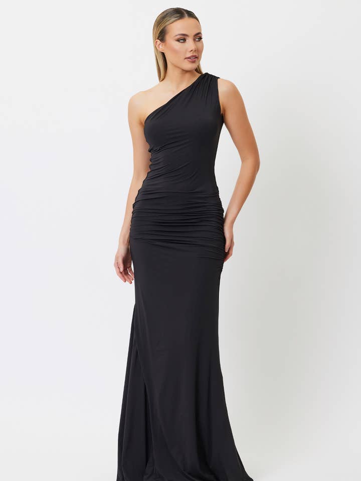 Lucienne Maxi Dress Black for wholesale by Bianca and Bridget