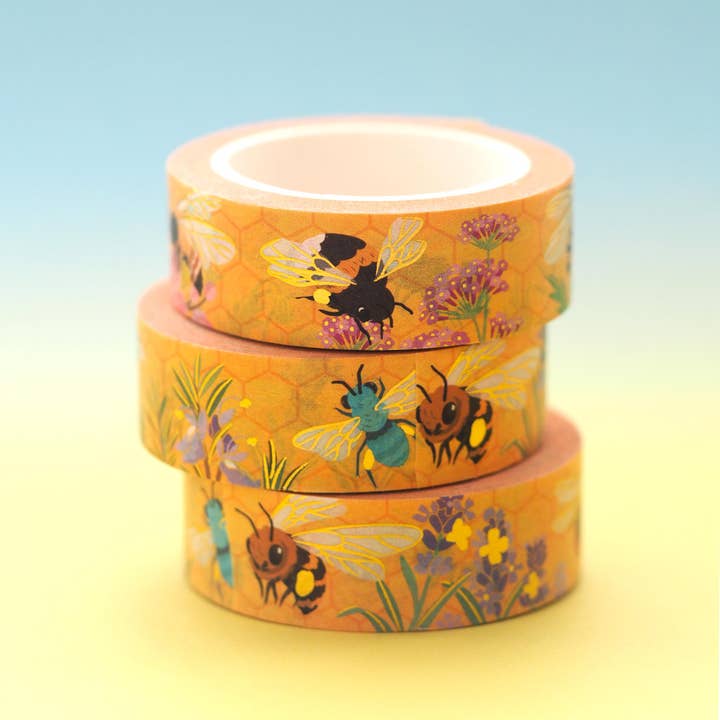 Shoal - Wholesale Washi Tape - Bee Washi Tape (1 roll)