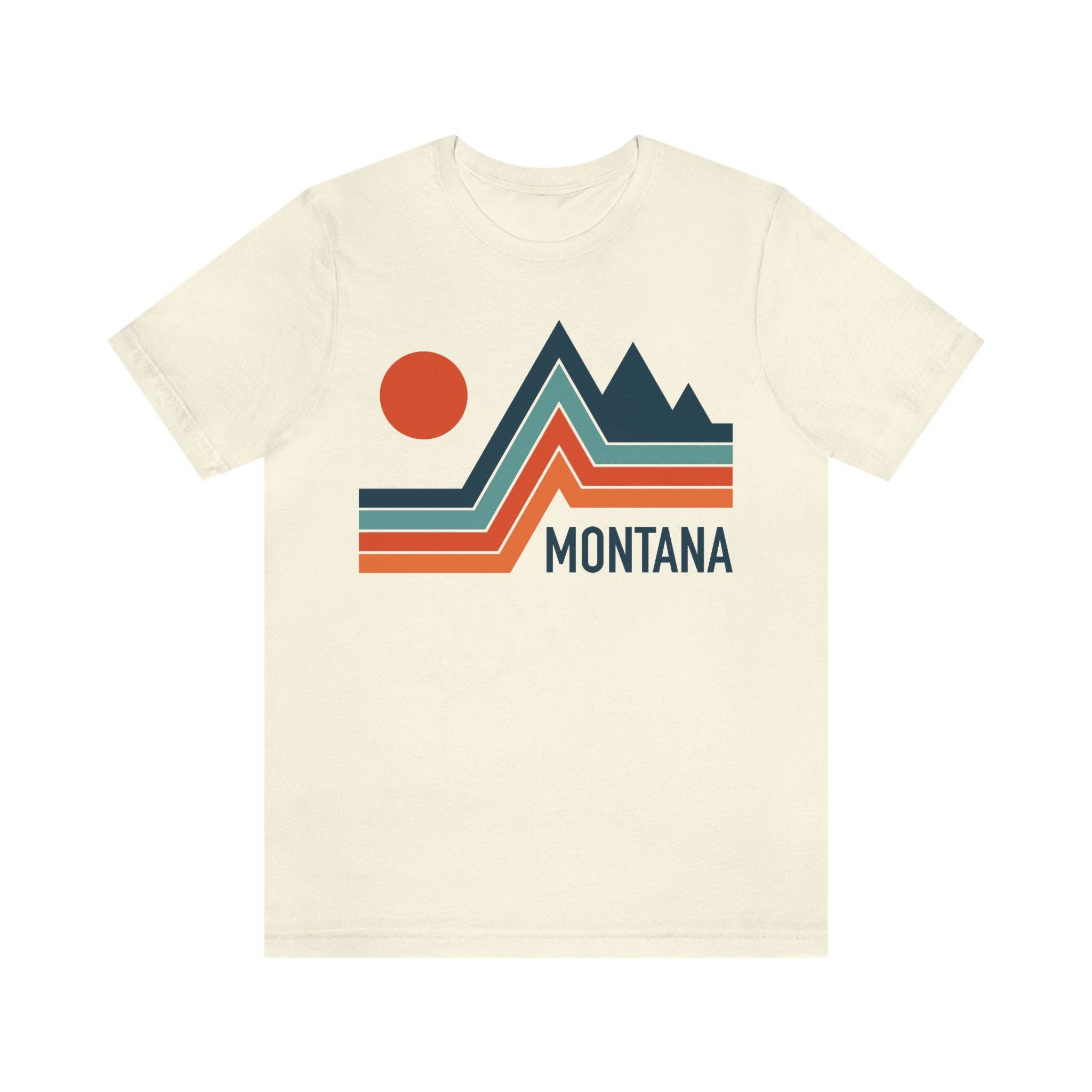 Hey Mountains - Wholesale Screen Printed T-Shirt - Unisex - Montana T-Shirt - Retro Mountain Unisex Montana Shirt2