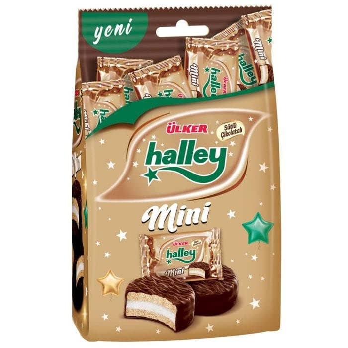 Aladdin - Wholesale Chocolate Covered Sweets - Ulker Halley Mini Chocolate Sandwich Biscuits Turkish0
