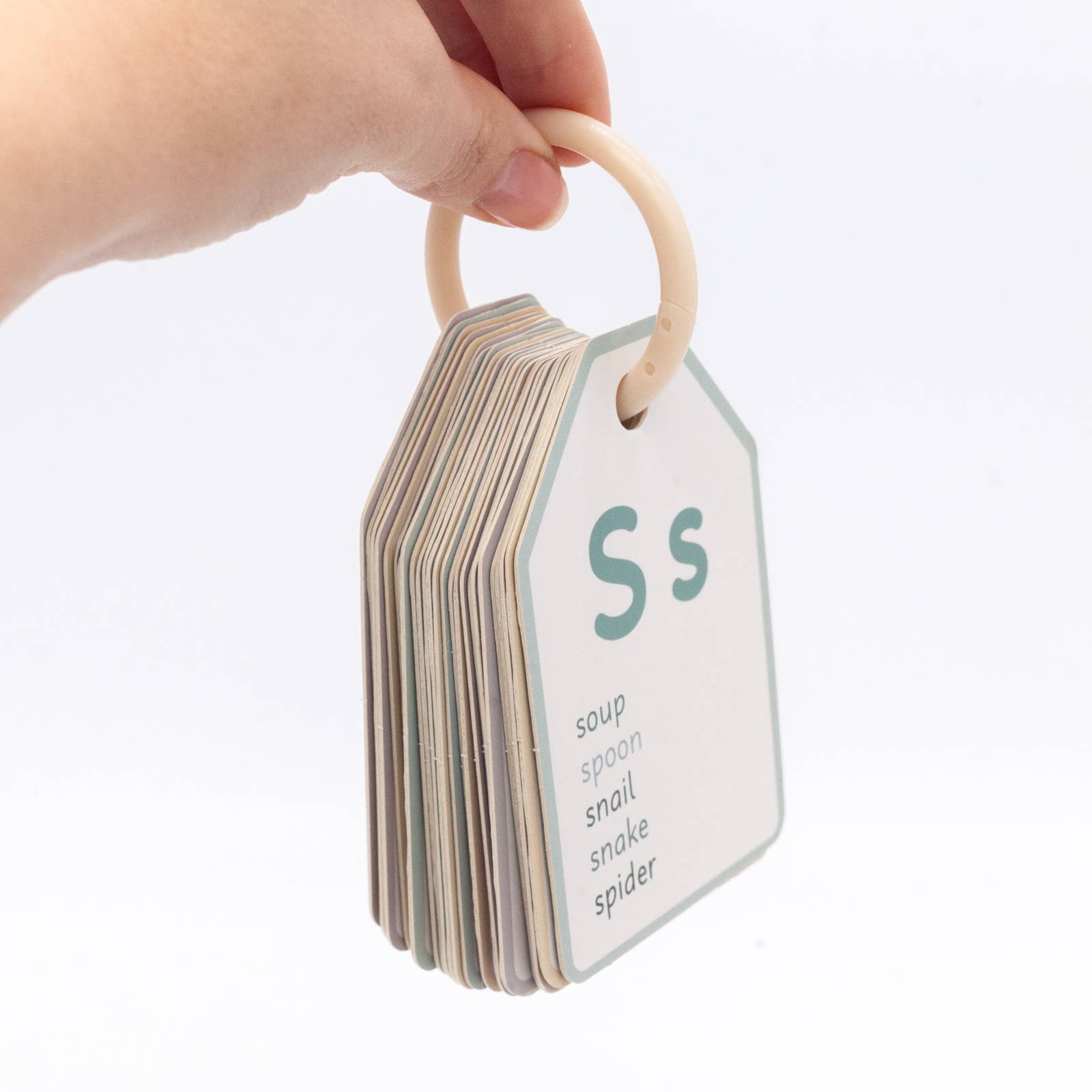 Good Ground - Vendita all'ingrosso Carte didattiche - Bambini e neonati - Carte Flash ABC Bibbia con Anello1