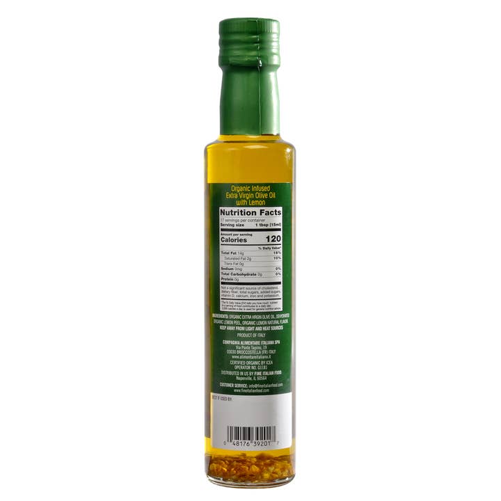 Fine Italian Food - Wholesale Olive Oil - Olidi Organic Lemon Extra Virgin Olive Oil, 8.5 fl. oz.1