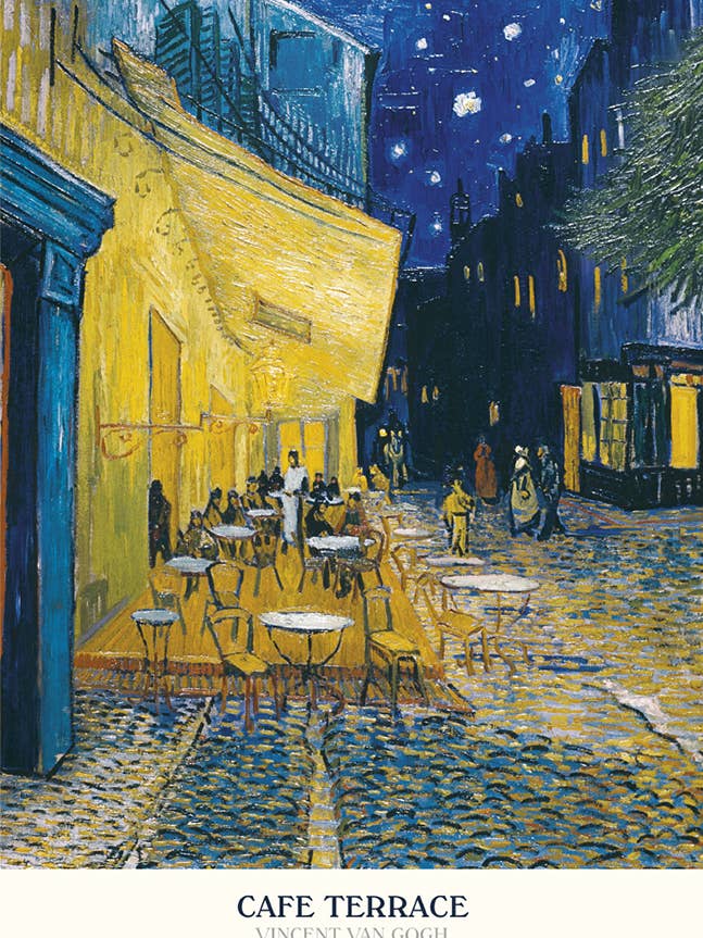Van Gogh - Cafe Terrace 11x17 Bag and Boarded Poster for wholesale by Pyramid America