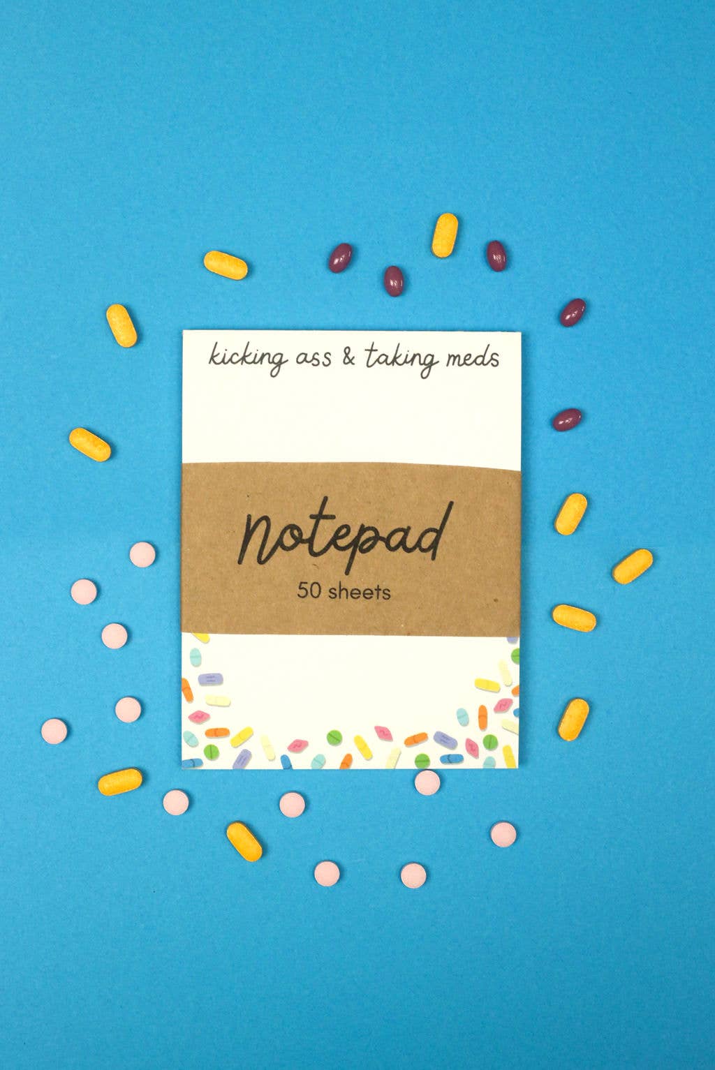 Raspberry Cloud Studio - Wholesale Notepad - Kicking Ass & Taking Meds Notepad2