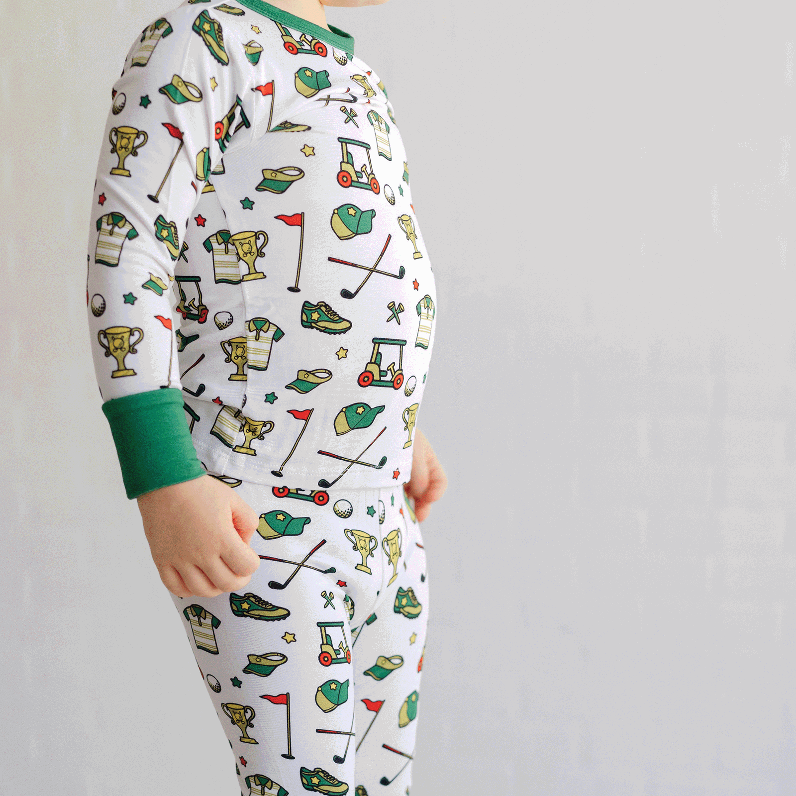 Tailgate Tikes - Wholesale Sleepwear Set - Kids - Golf Two-Piece Pajama Set5