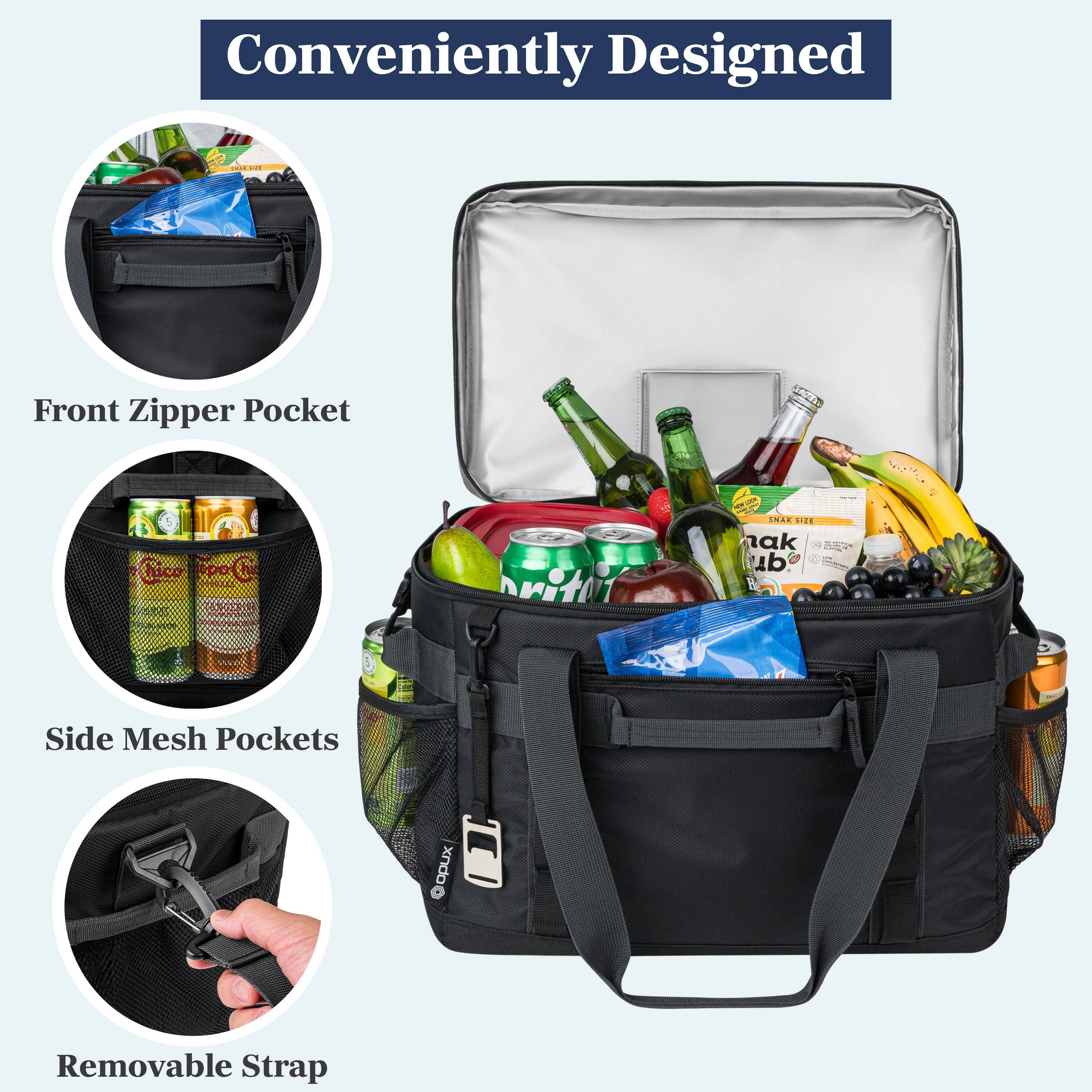 OPUX - Wholesale Cooler/cooler bag - Large Leakproof Cooler Bag - 48/60 Cans3