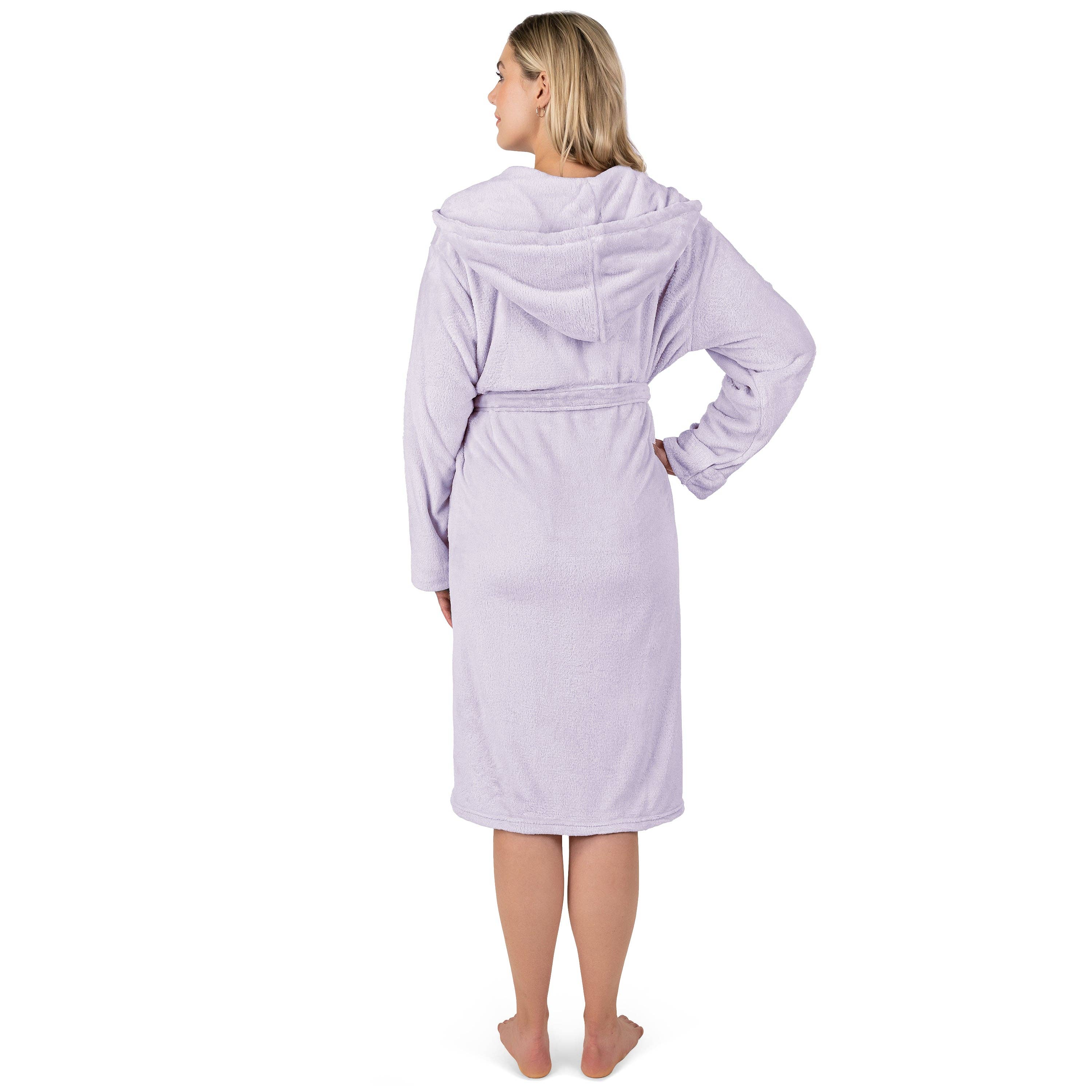 Pavilia - Wholesale Robe - Women's - Women's Classic Fleece Robe with Hood50