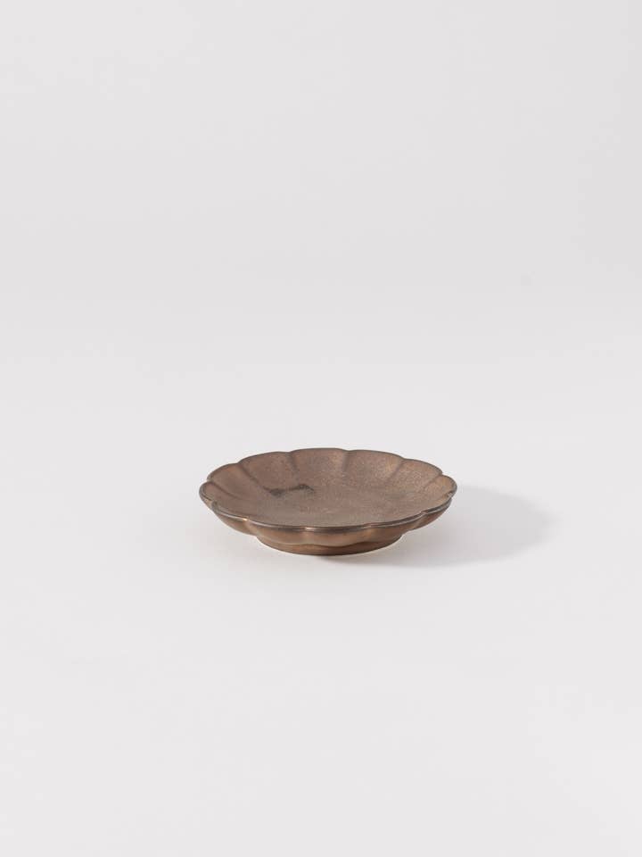 Mino Ware Mini Tallerken Krysantemum Guld for engroshandel hos LAKOLE