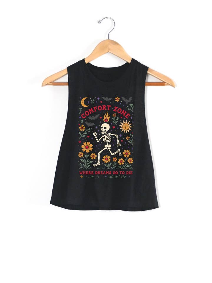 Comfort Zone Racerback Tank for wholesale by Sarah Marie Running Co