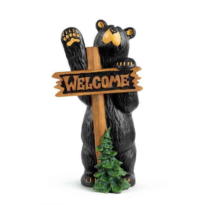 Welcome Bear Grand Figurine for wholesale by DEMDACO