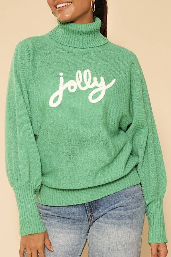 Miss Sparkling – wholesale Knitted jumper – Women′s – Turtleneck holiday sweater11