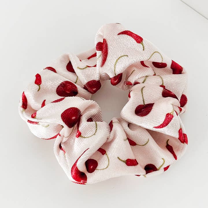 Cherry Spice Scrunchie for wholesale by Coconut Lane