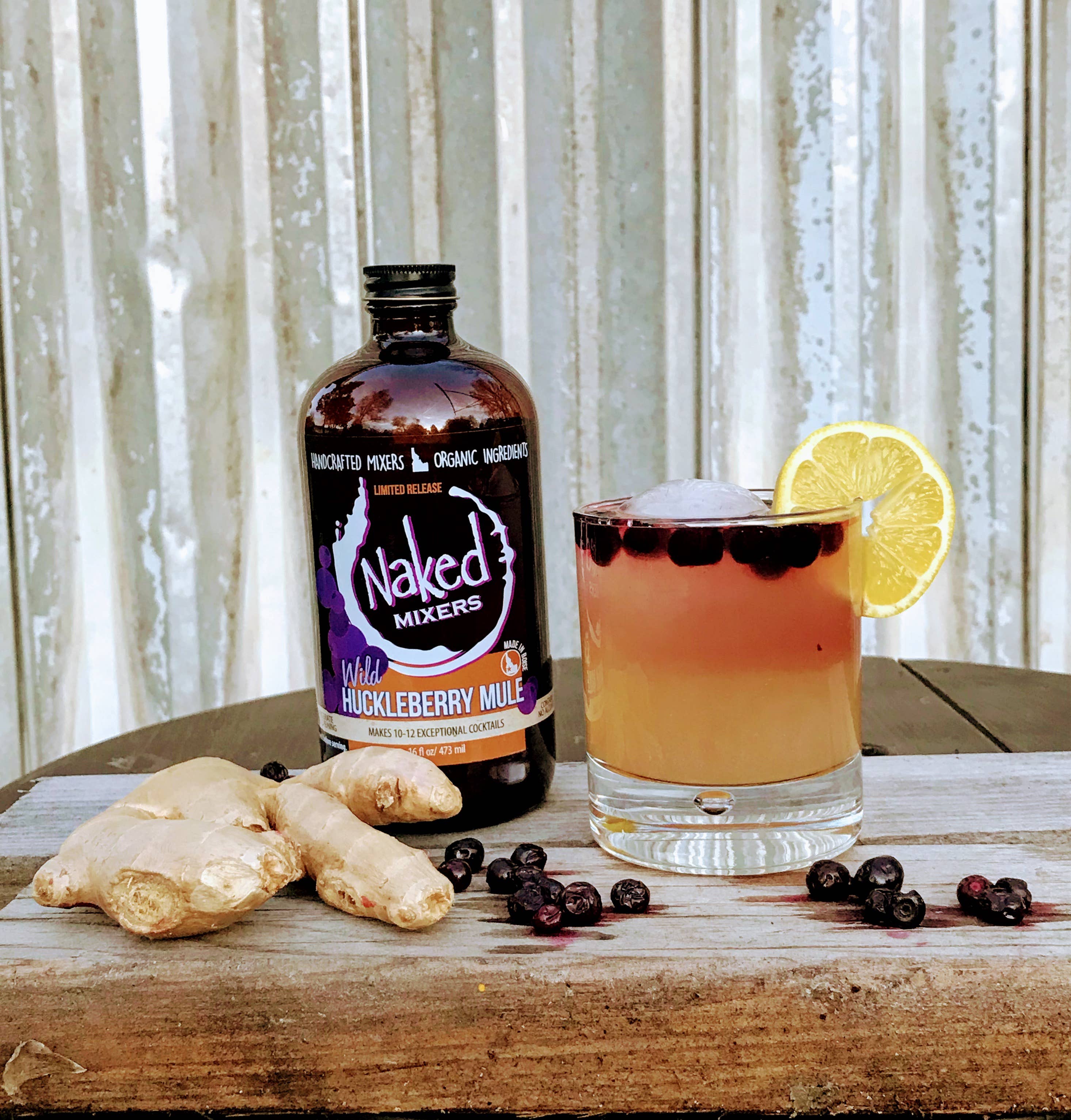 Naked Mixers - Wholesale Cocktail Mix/Syrup - Naked Huckleberry Ginger Mule1