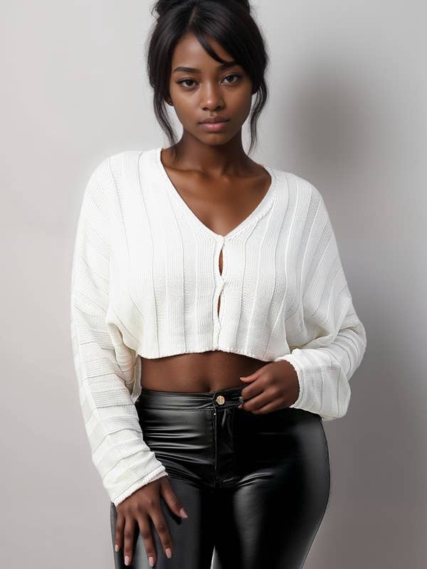 KOFTA MED V-RINGAD KNÄPPNING för wholesale av 5besties inc