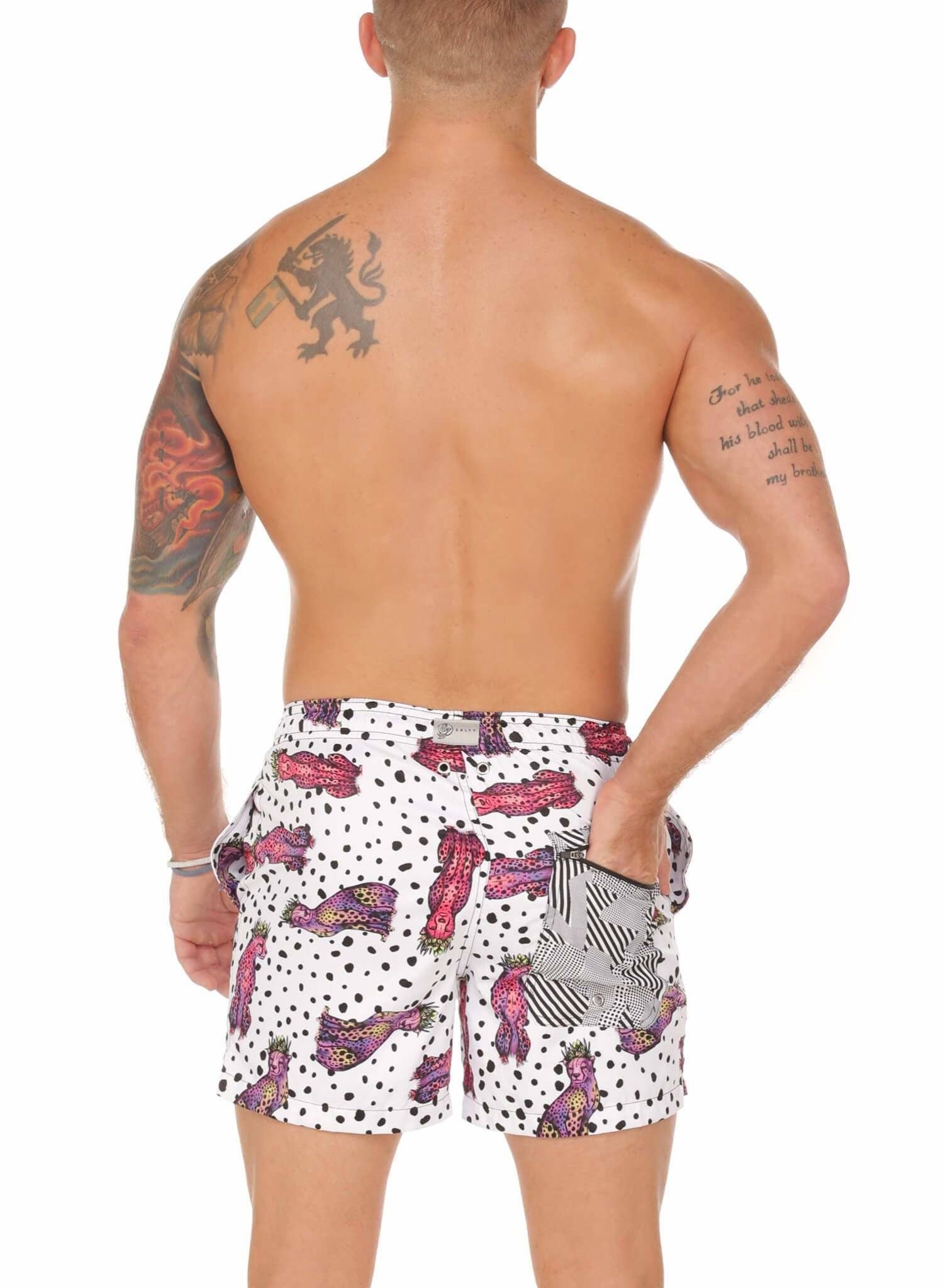Salty Mermaid - Wholesale Swim Shorts - Men's - Spotted Samba Mens Trunks1