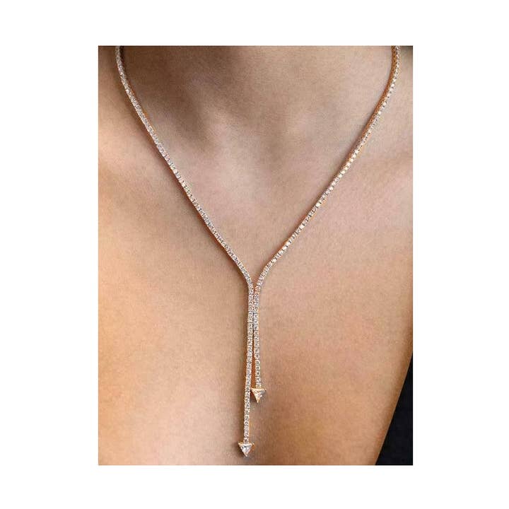 MoodGold - Vente Sautoir et collier en Y - Accessoires de colliers en strass normcore pour soirée urbaine0