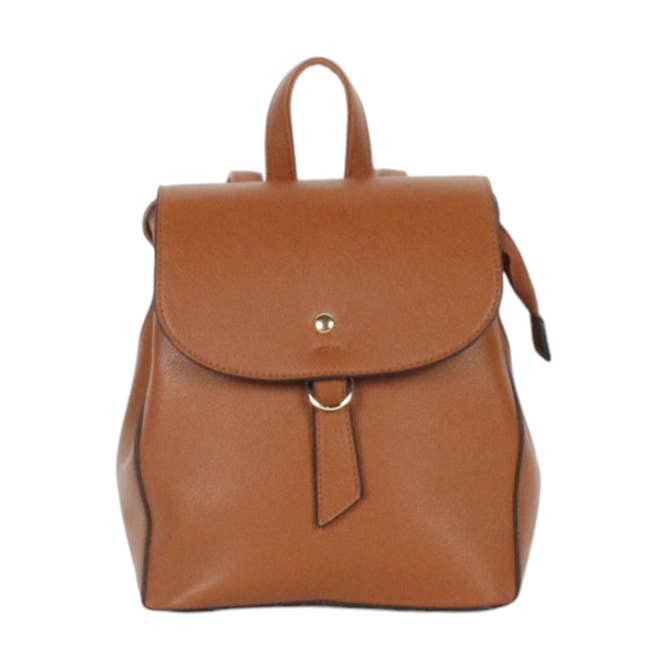 MIA LAROUGE - Wholesale Backpack - Women's - BACKPACK BAG WITH FLAP. WINTER SEASON0