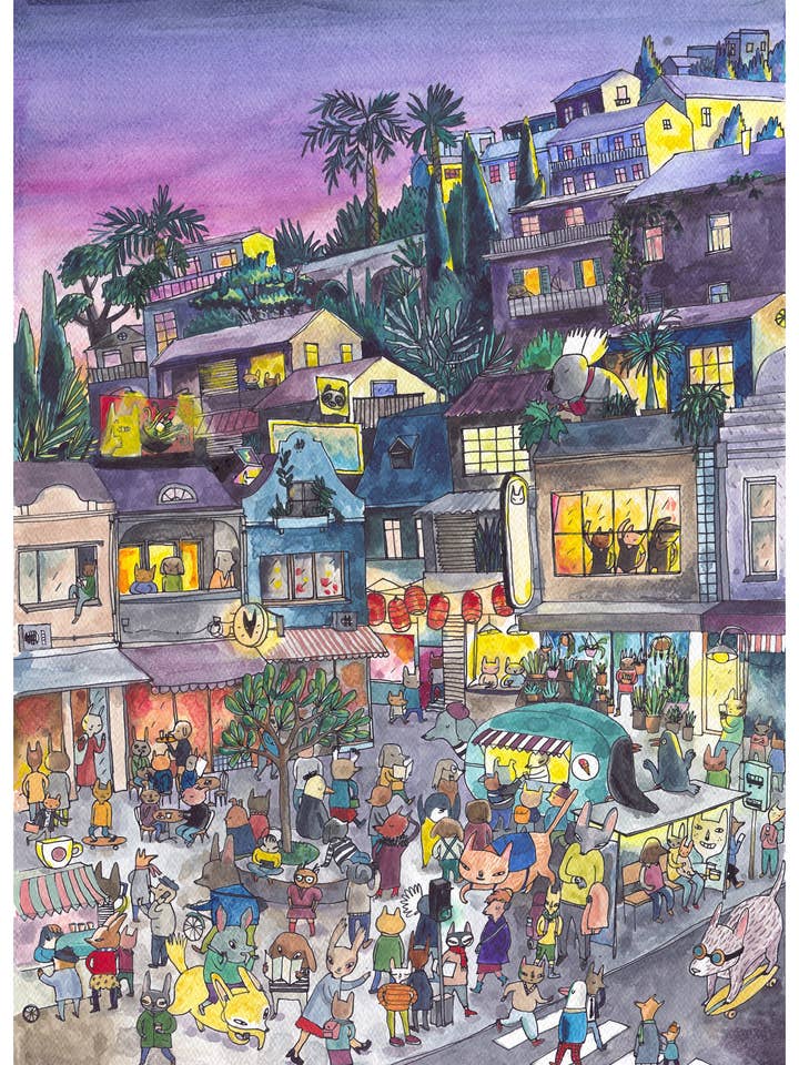 Lilla By Print for engroshandel hos Surfing Sloth