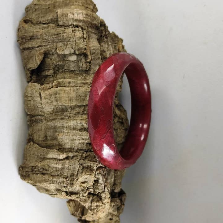 Garnet smooth bracelet B0012 for wholesale by Resinartesania