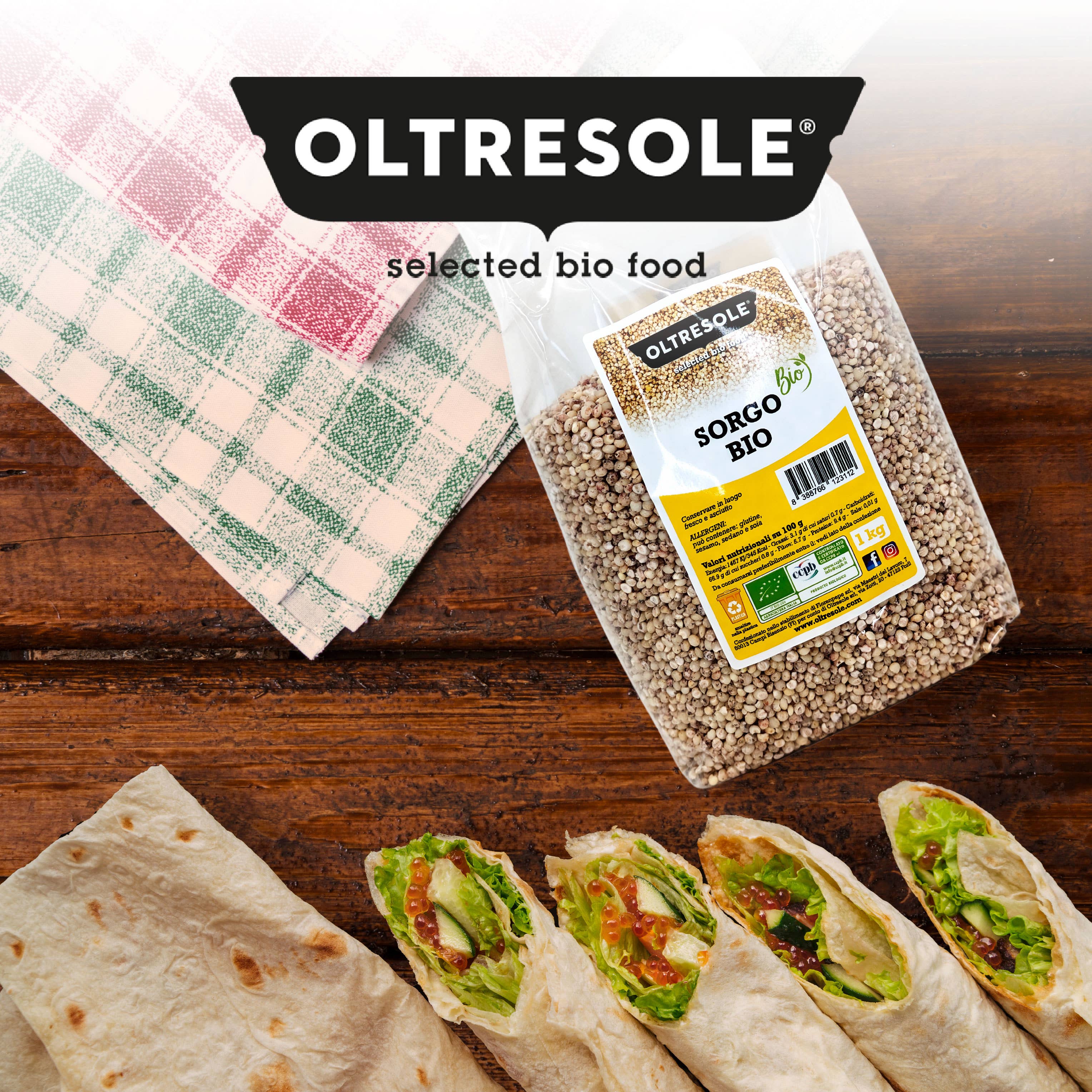 Oltresole - Wholesale Whole Grains - ORGANIC SORGHUM 1 Kg7